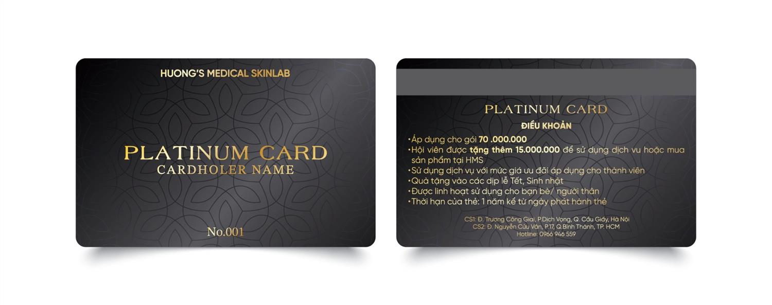 Thẻ (70 15) Platinum card